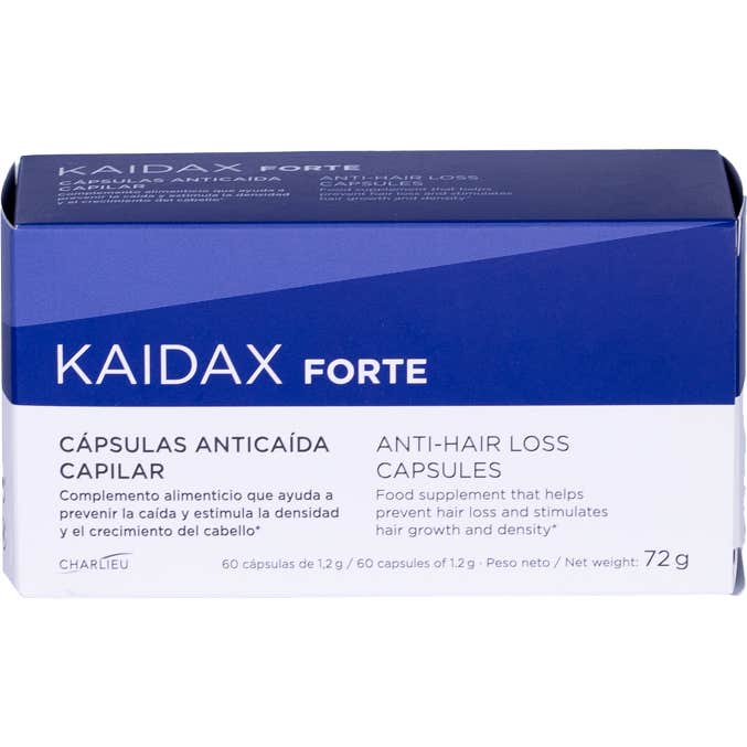 KAIDAX  Forte capsules de perte de cheveux 60 Caps