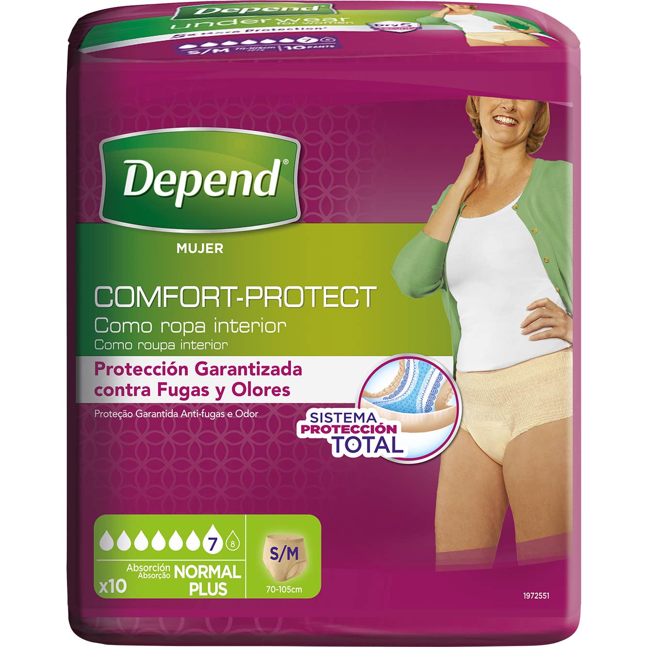 Pantalons à dépendre Normal S/M Femmes 10U