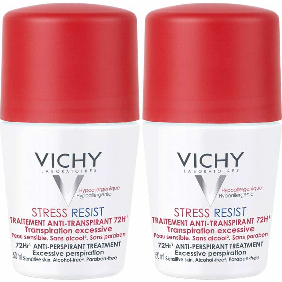 Vichy Détranspirant Intensif 72h Transpiration Excessive 2x50ml