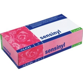 Sensinyl Gants Vinyle Poudre Taille 6/7 100uts
