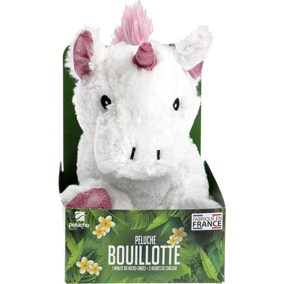 Pelucho Bouillotte Peluche Licorne
