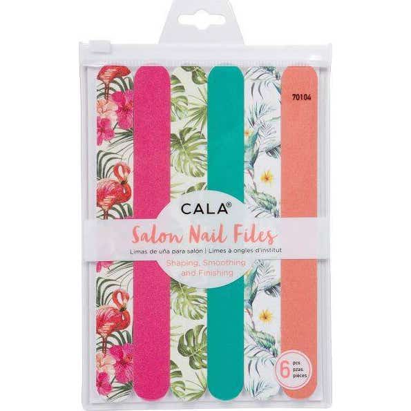 Cala Salón Nail Files Flamingo Palm Lima Uñas 6uds