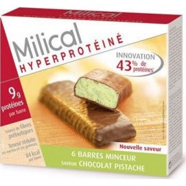 Milical Barre Hyperproteinée Chocolat Pistache