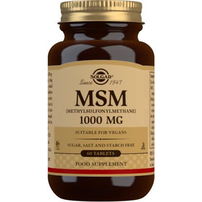 Solgar Msm 1000mg 60 Comprimés