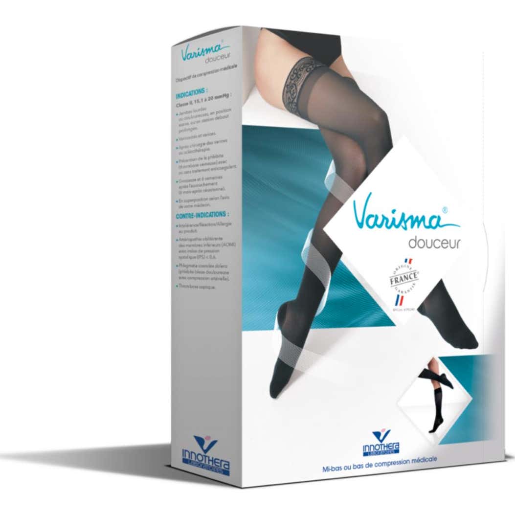 Varisma C2 Douceur Bas Autofix PO Beige Poudre C3+ 1 Paire