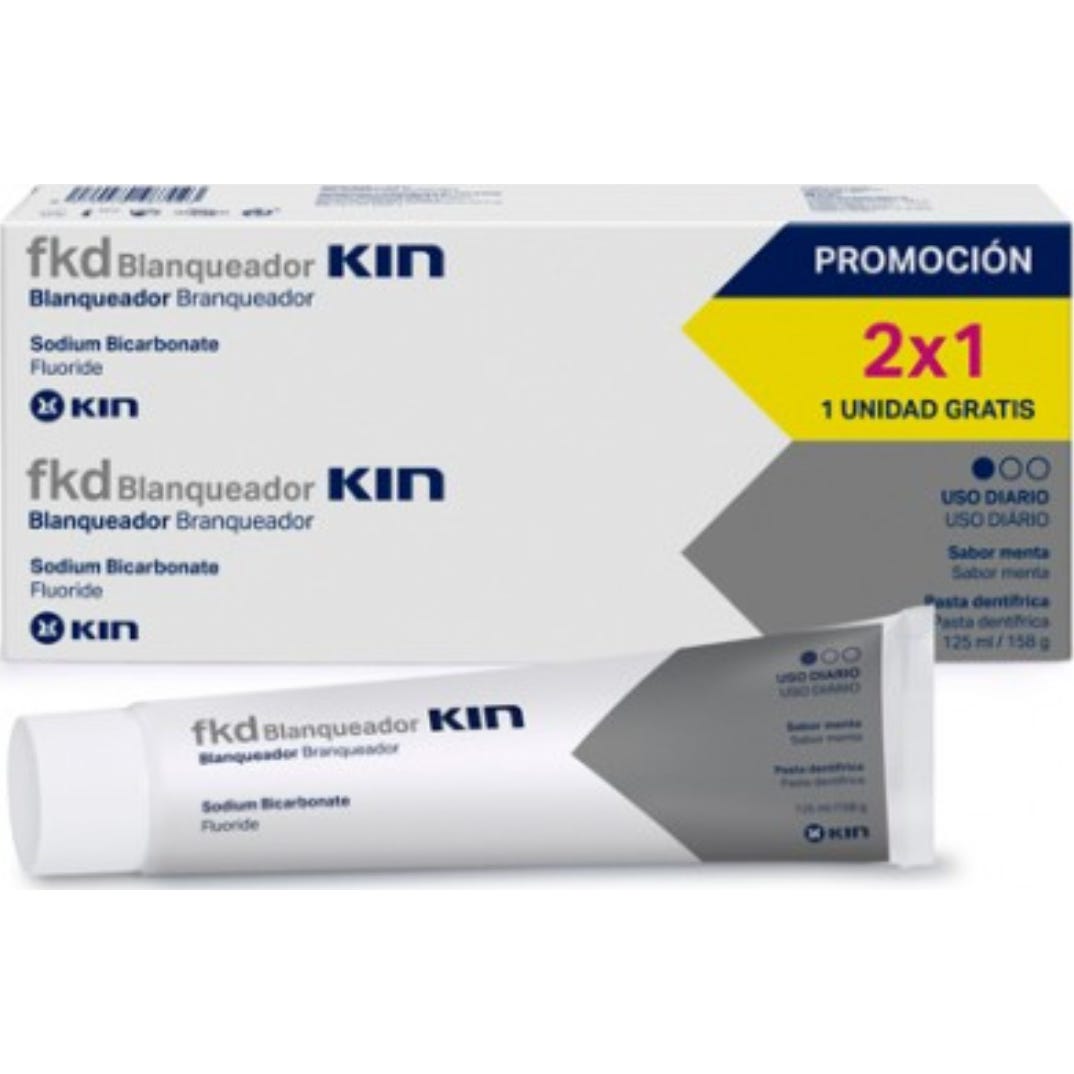 Fluor Kin infantil pasta dentifrica dosificadora 100ml + pasta dentifrica 50ml