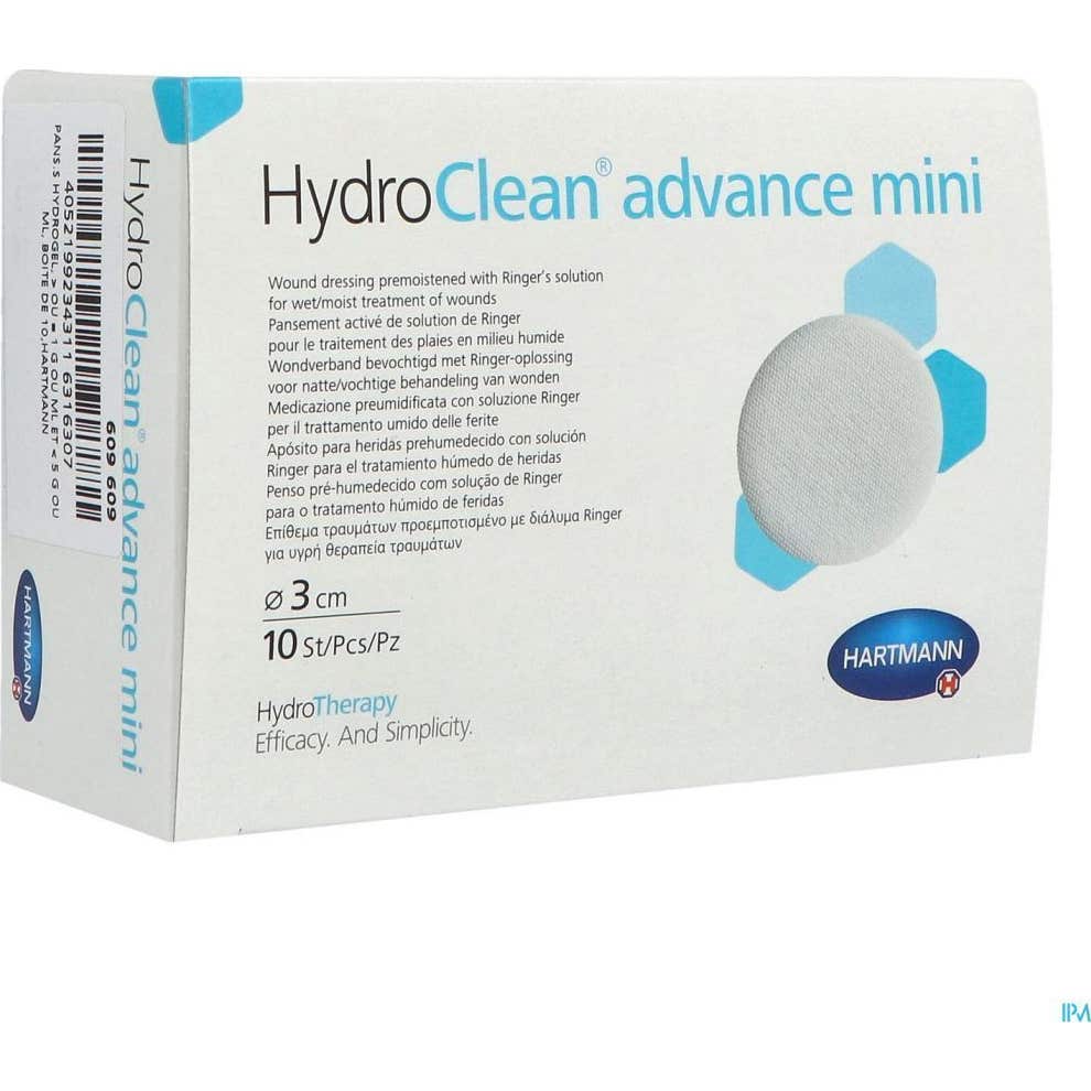 HydroClean Advance Mini Pansement 3cm 10uts