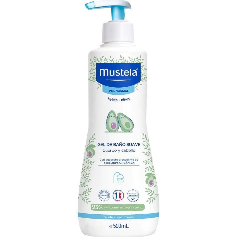 Mustela Gel Lavant Doux Bio À L'Avocat Bio 500ml