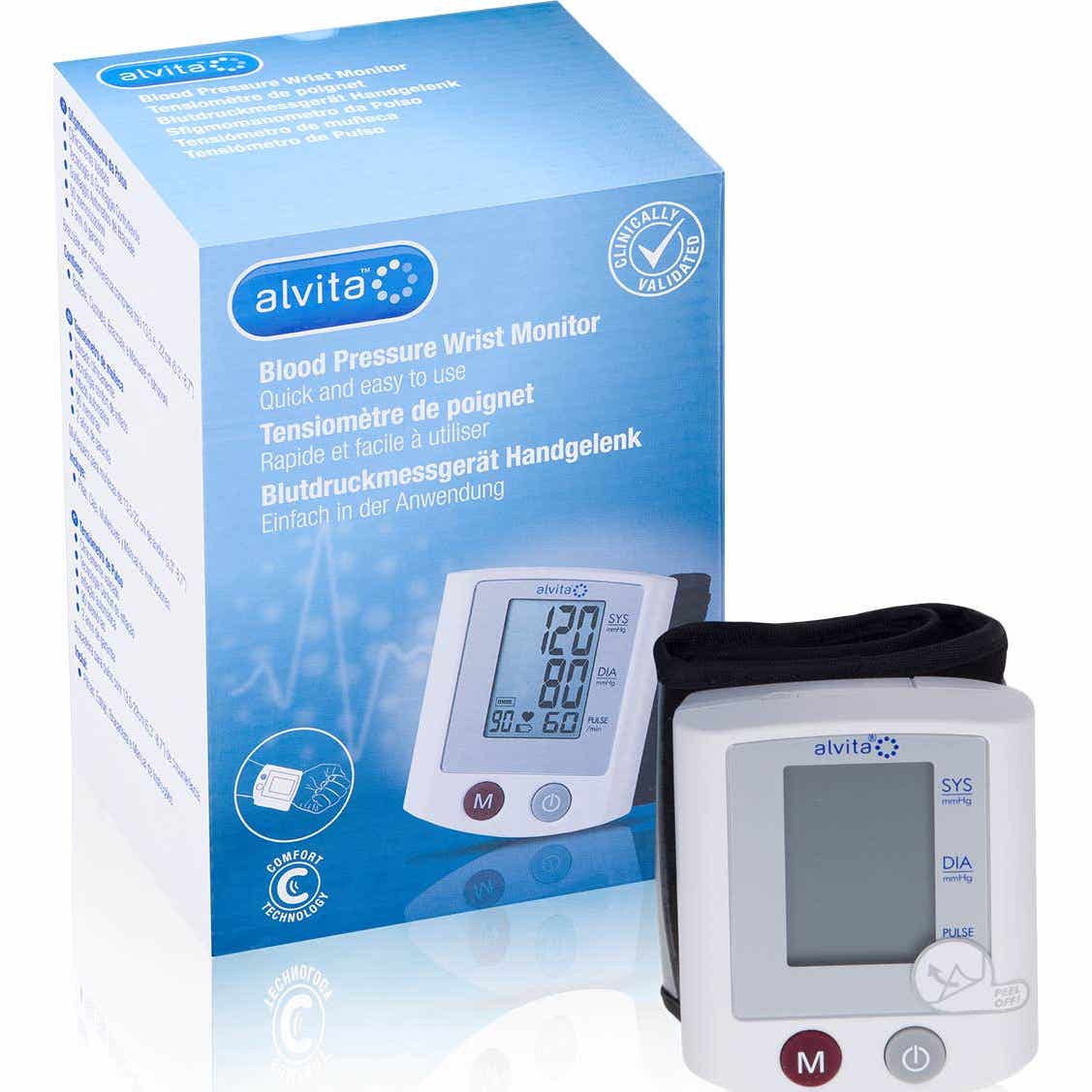 Alvita Nouveau Tensiomètre Automatique De Poignet 1u.