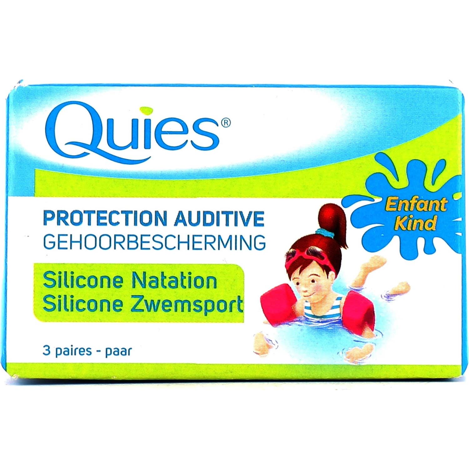 Quies Bouchon D'Oreille En Silicone 3 Paires