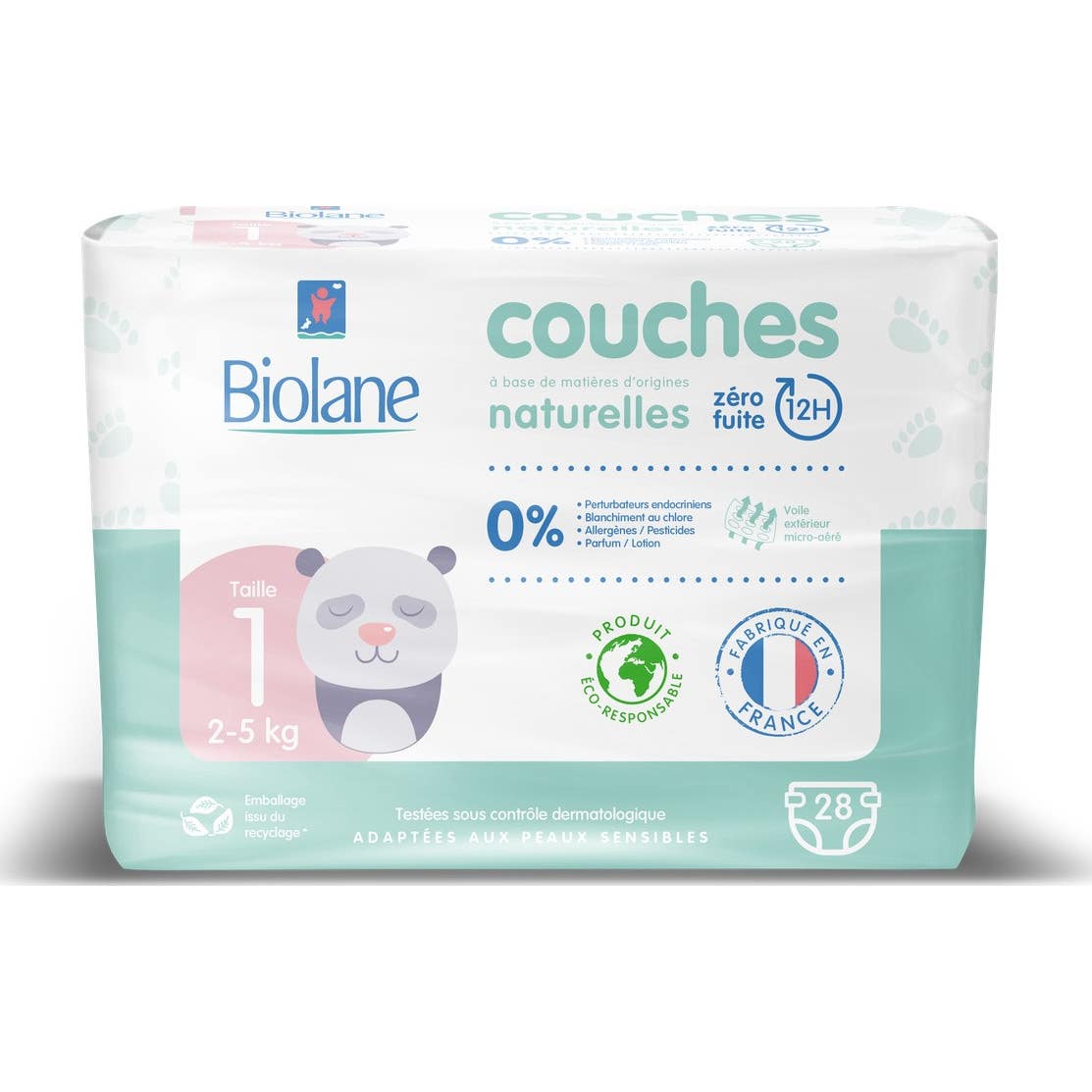 Biolane Couches Bébé T1 2-5kg 28uts