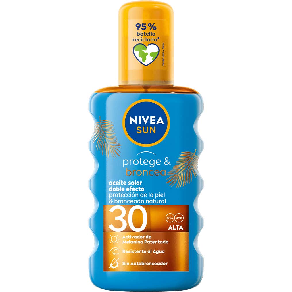 Nivea Sun Protect Huile de bronzage spf30 200ml