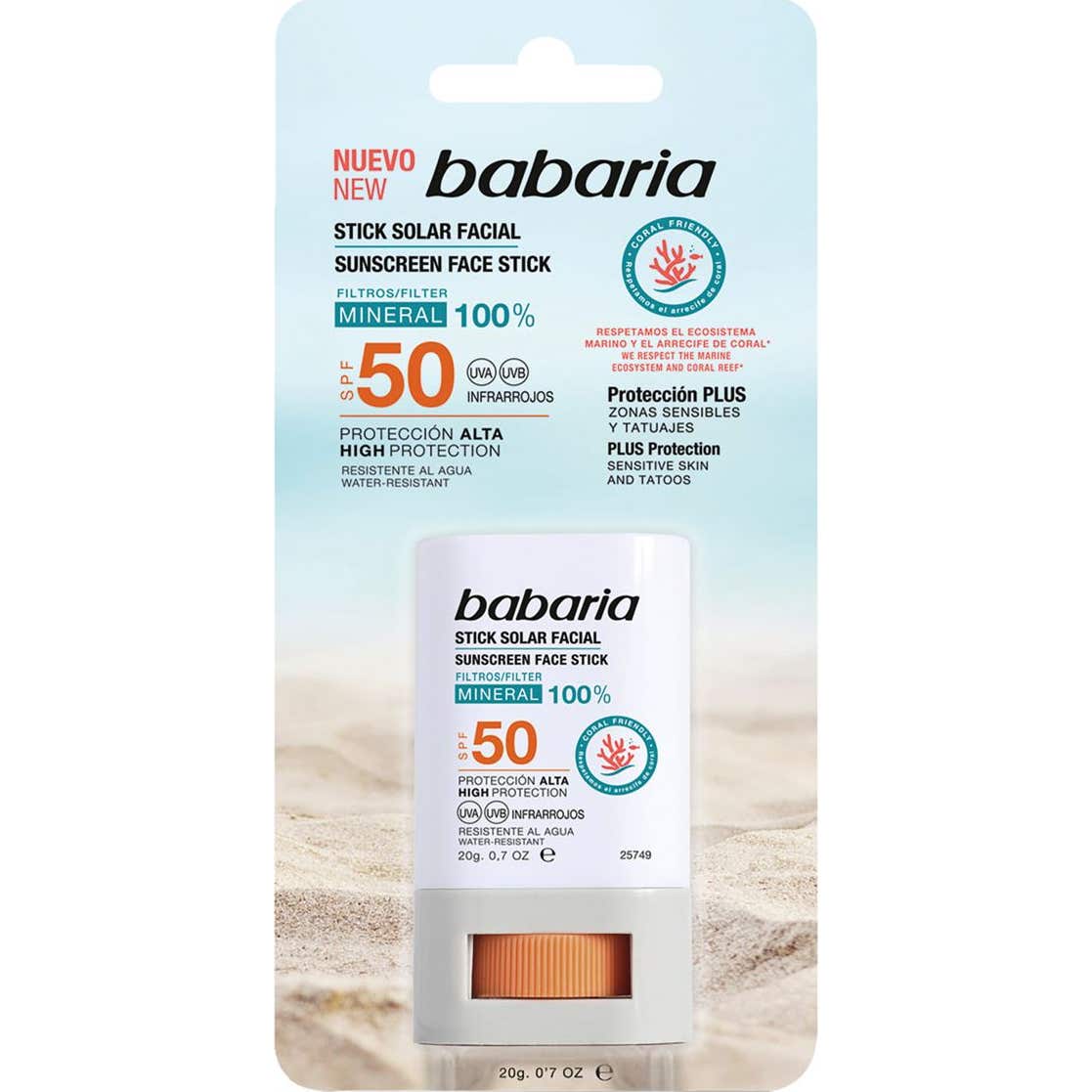 Babaria Stick solaire SPF50+ 20g