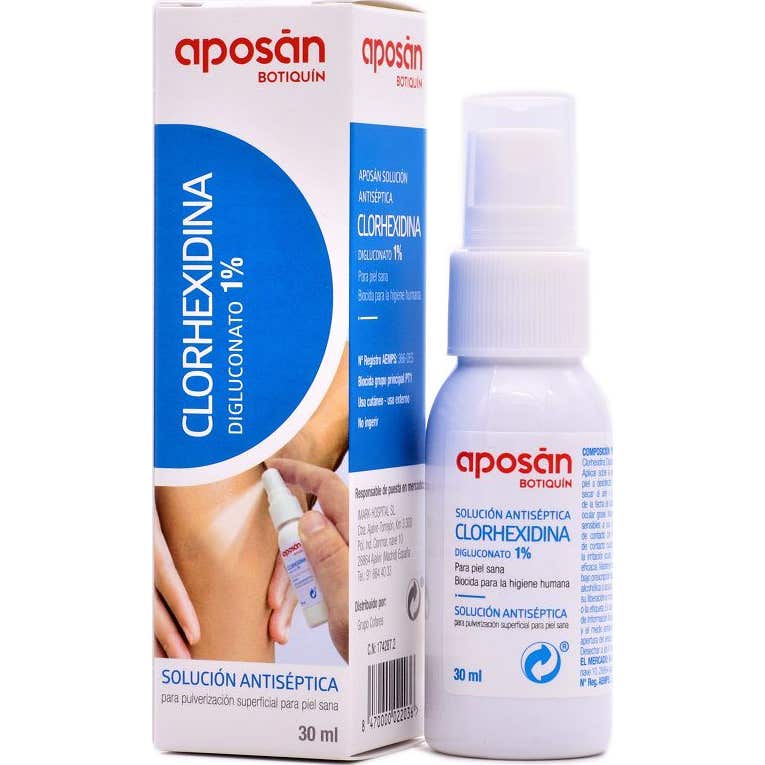 Aposan Chlorhexidine Digluconate 1 % Sprayer 30ml