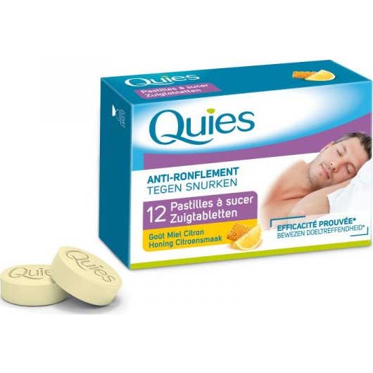 Quies Anti-Ronflement Miel Limón 12uds