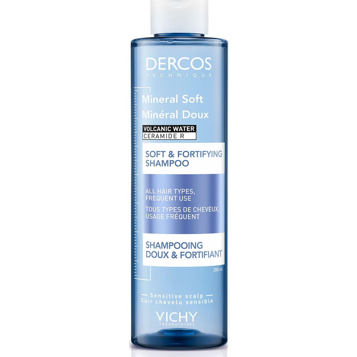Vichy dercos Shampoing Minéral Doux Fortifiant 200mL