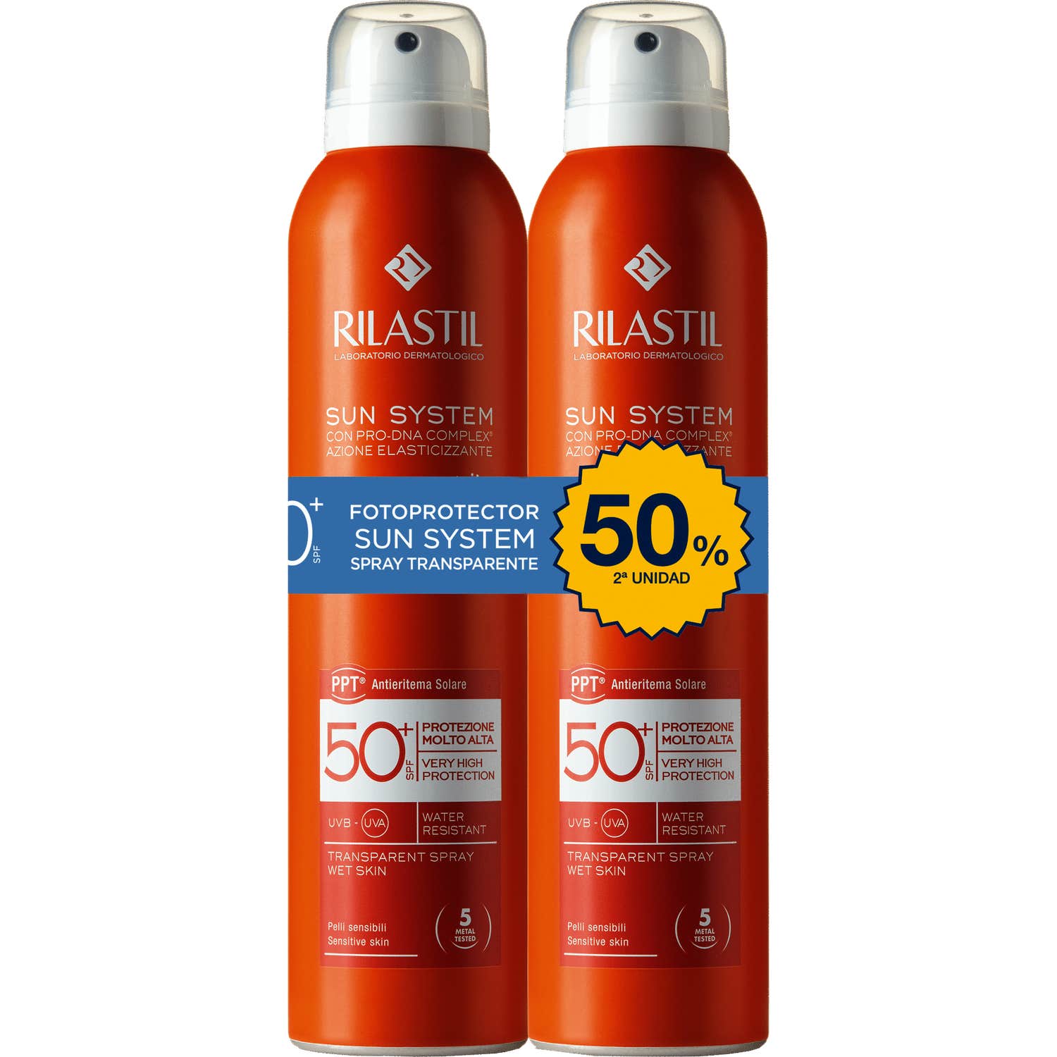 Rilastil Duplo Sun System SPF50+ Spray 360 2x200ml