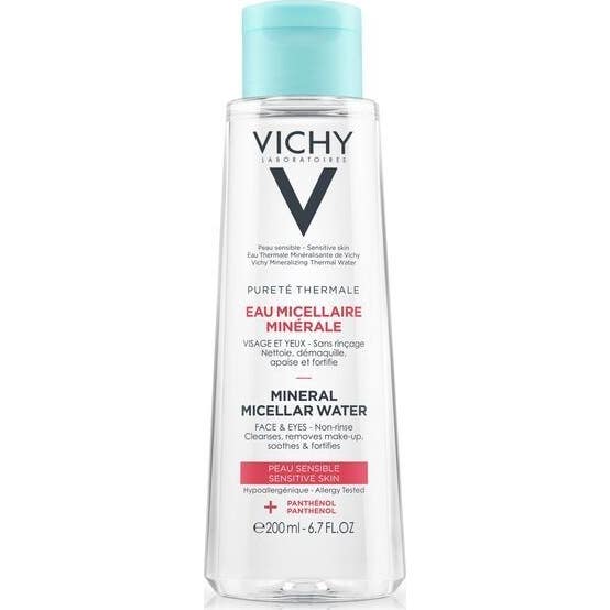 Vichy Pureté Thermale Thermale Micellaire Peaux Sensibles à l'Eau 200 Ml
