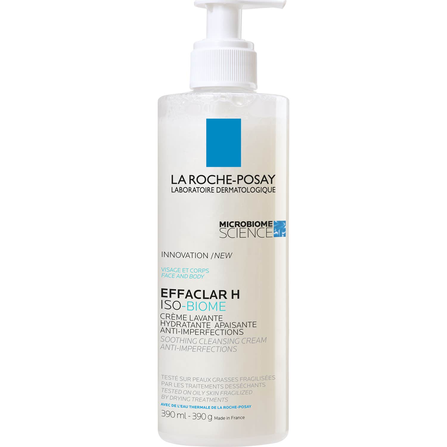 La Roche-Posay Effaclar H Iso-Biome Crème Lavante 390ml