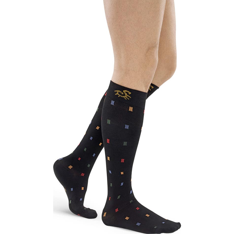 Solidea Socks For You Bamboo Pois 1S Noir 1 Paire