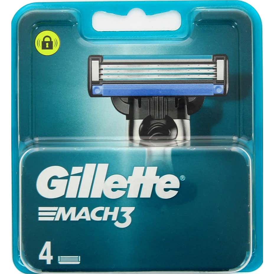 Gillette Mach 3 Lame de Rasoir 4uts