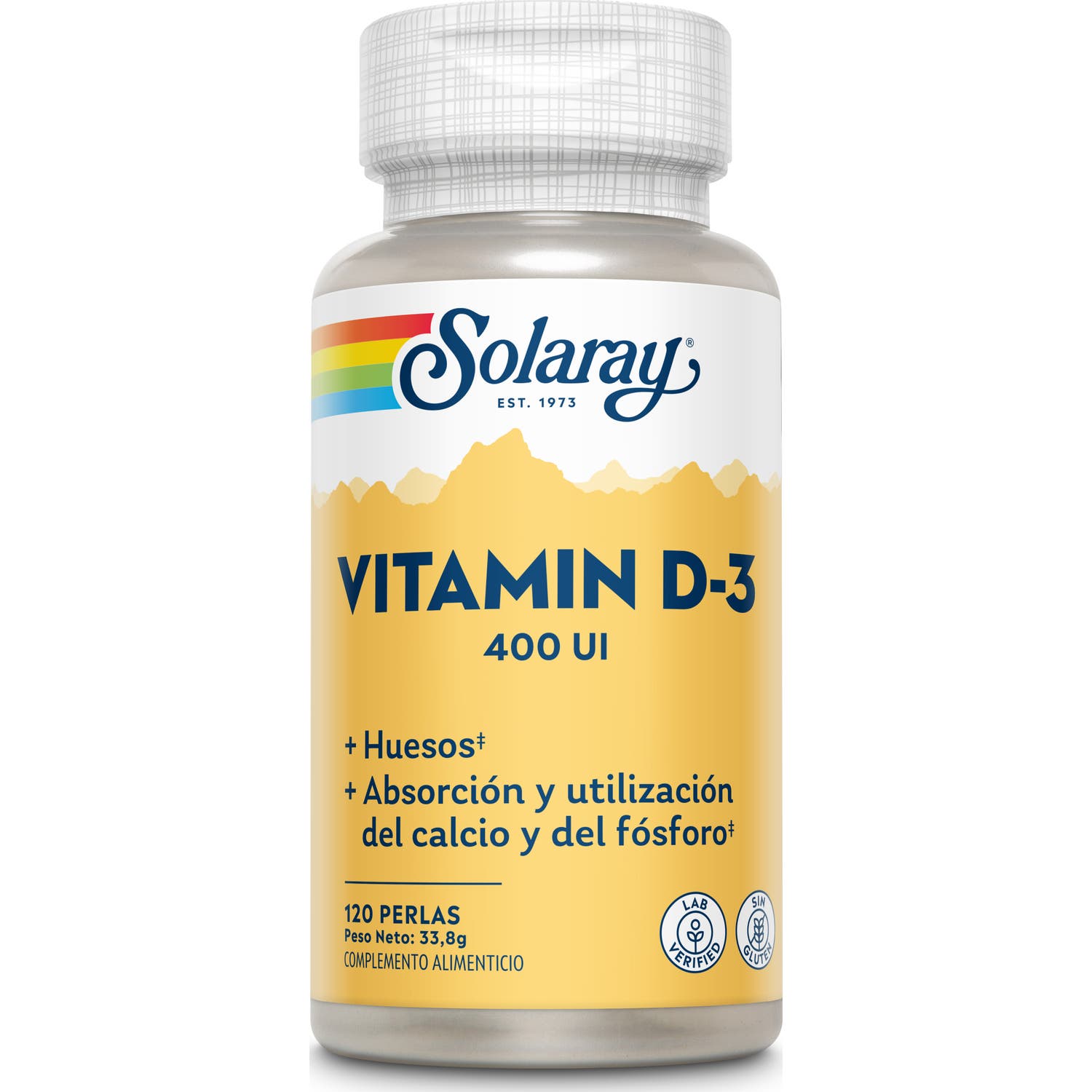 Solaray Vitamine D3 400Ui 120caps