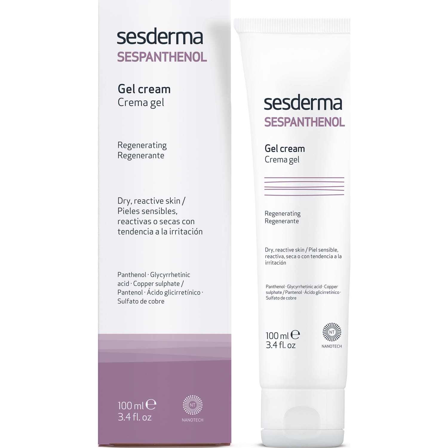 Sesderma Gel crème au séspanthénol 100ml