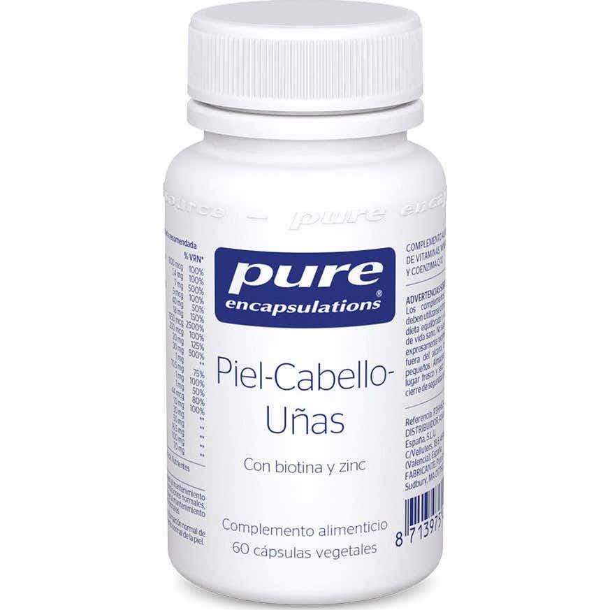 Vert Pure Encapsulations Peau Cheveux Ongles 60Caps Taille 10