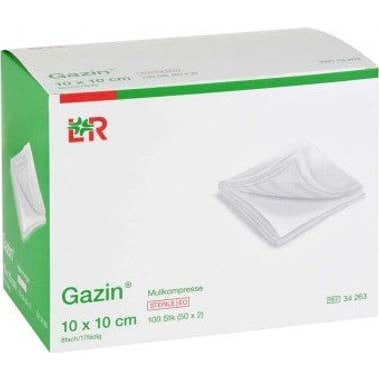 Lohman & Rauscher Gazin Compresse de Gaz 10 x 10 cm Boite de 100 pièces