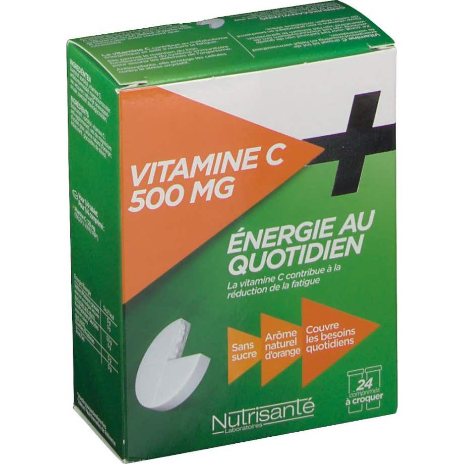 Nutrisanté Vitamine C 500 mg À Croquer 24 Comprimés