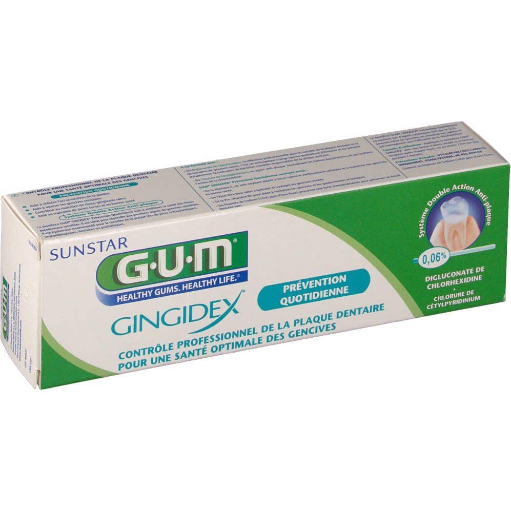 Gum Gingidex dentifrice 75 ml
