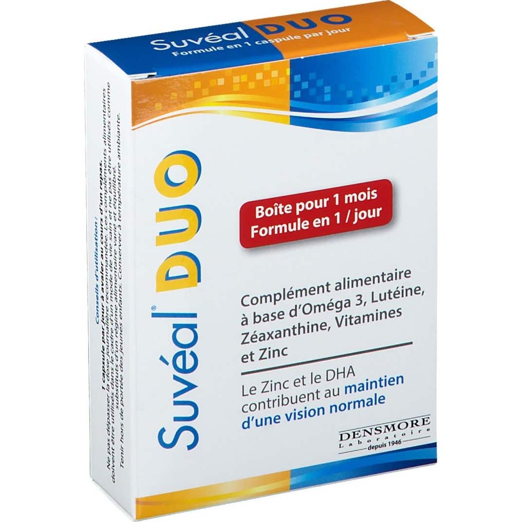 Densmore Suvéal Duo Rétine 30 Capsules