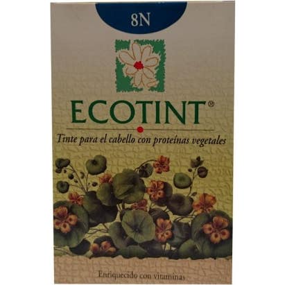 Teinture pour cheveux Ecotint 8N blond clair 130ml