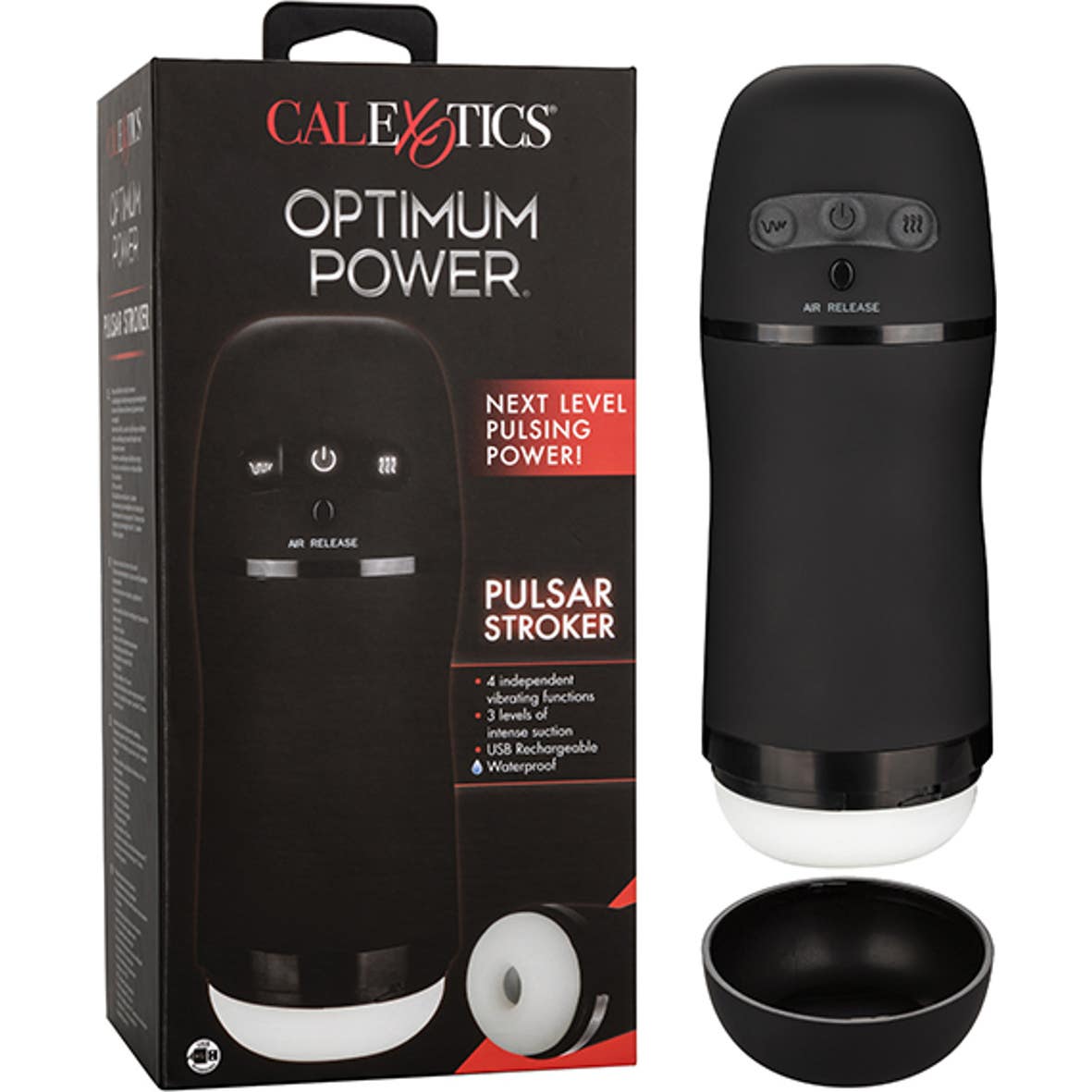 CalExotics Optimum Power Masturbateur Vibration et Succion 1ut