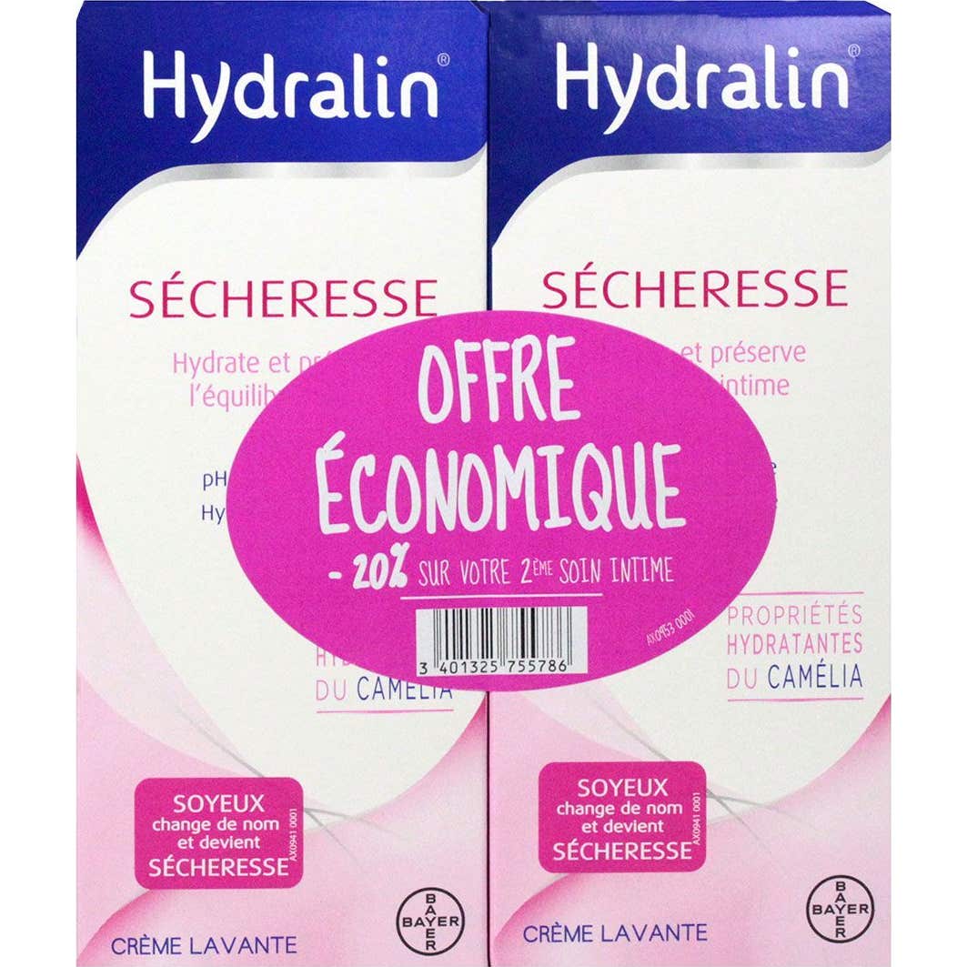 Hydralin Sécheresse 2x200ml
