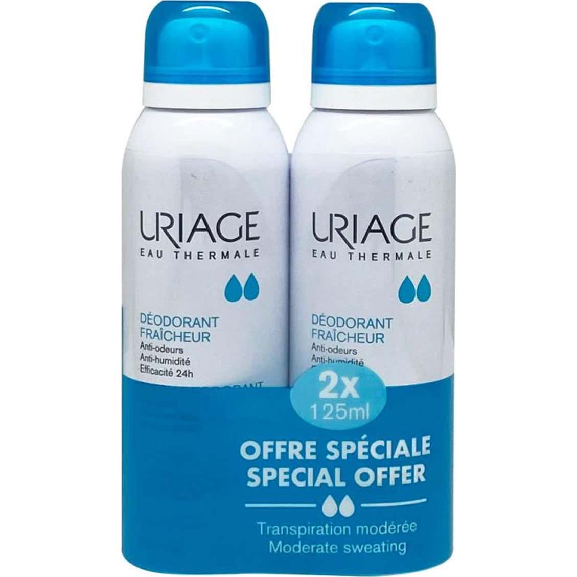Uriage Desodorante Spray Fress 2x125ml