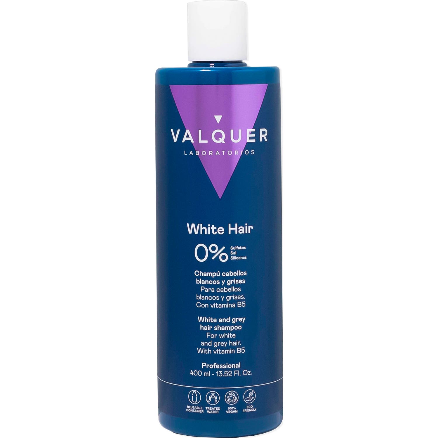 Shampooing Valquer Cheveux blancs et gris 400 ml