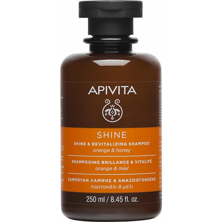Shampoing Apivita Gloss &amp Vitality à l'orange et au miel 250ml
