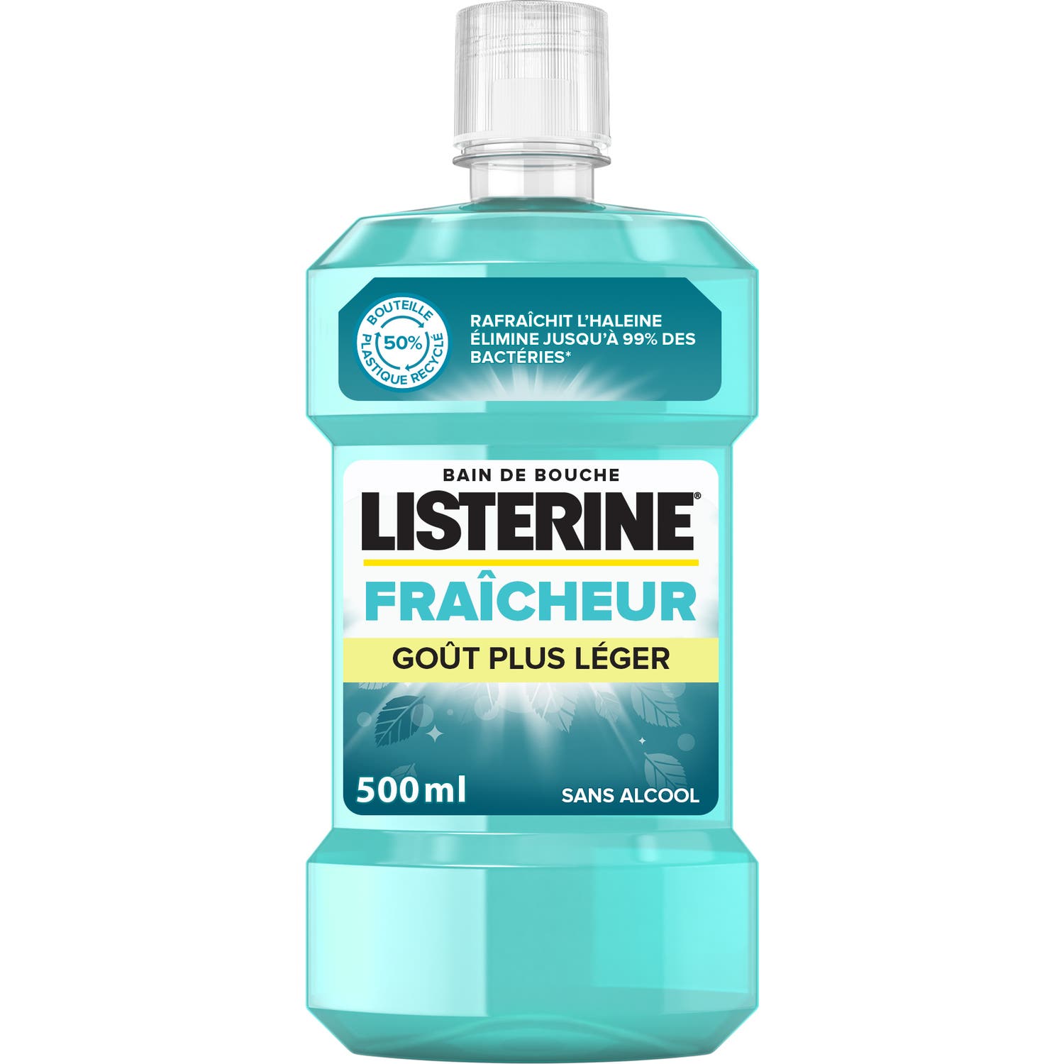 Listerine Fraîcheur Goût Plus Léger 500ml