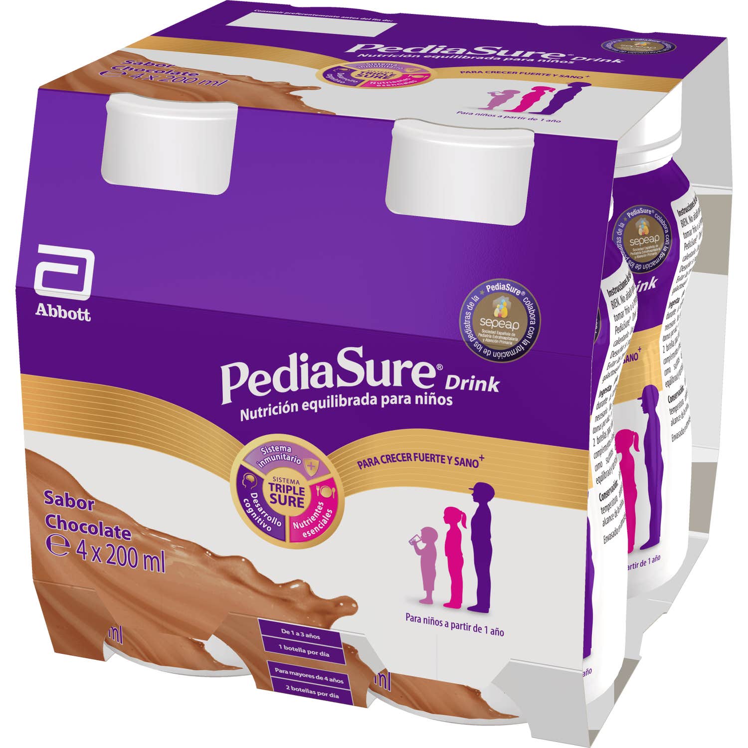 Pediasure boisson chocolatée 4 x 200ml
