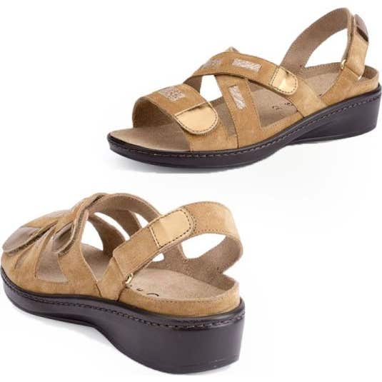 Gibaud Podogib Biella Zapato Chut Mujer Dorado Talla 39 1 Par