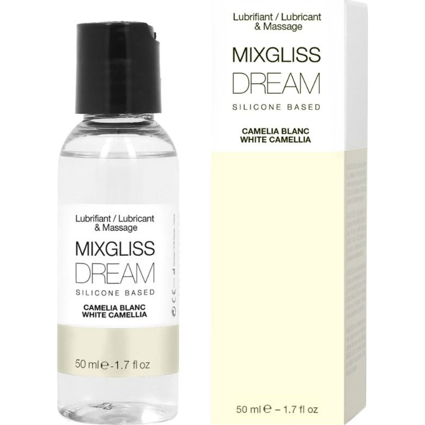 Blanc Mixgliss Dream Silicone Based Lubrifiant Camélia 50Ml