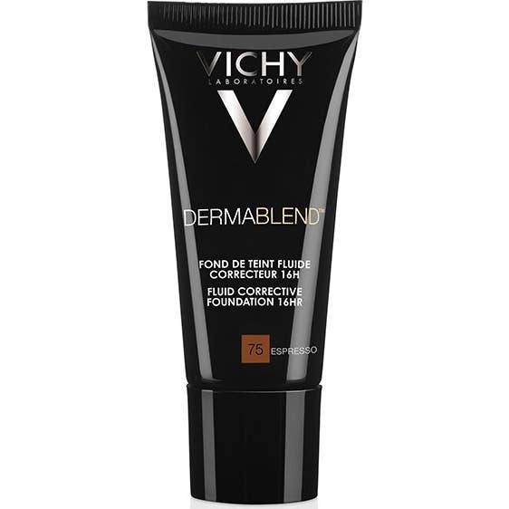 Vichy Dermablend Fond De Teint Fluide Correcteur 16h 75 Espresso 30ml