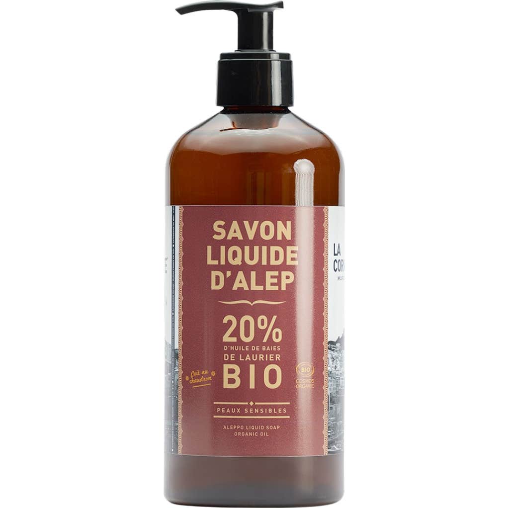 La Corvette Savon d'Alep Laurier 500ml