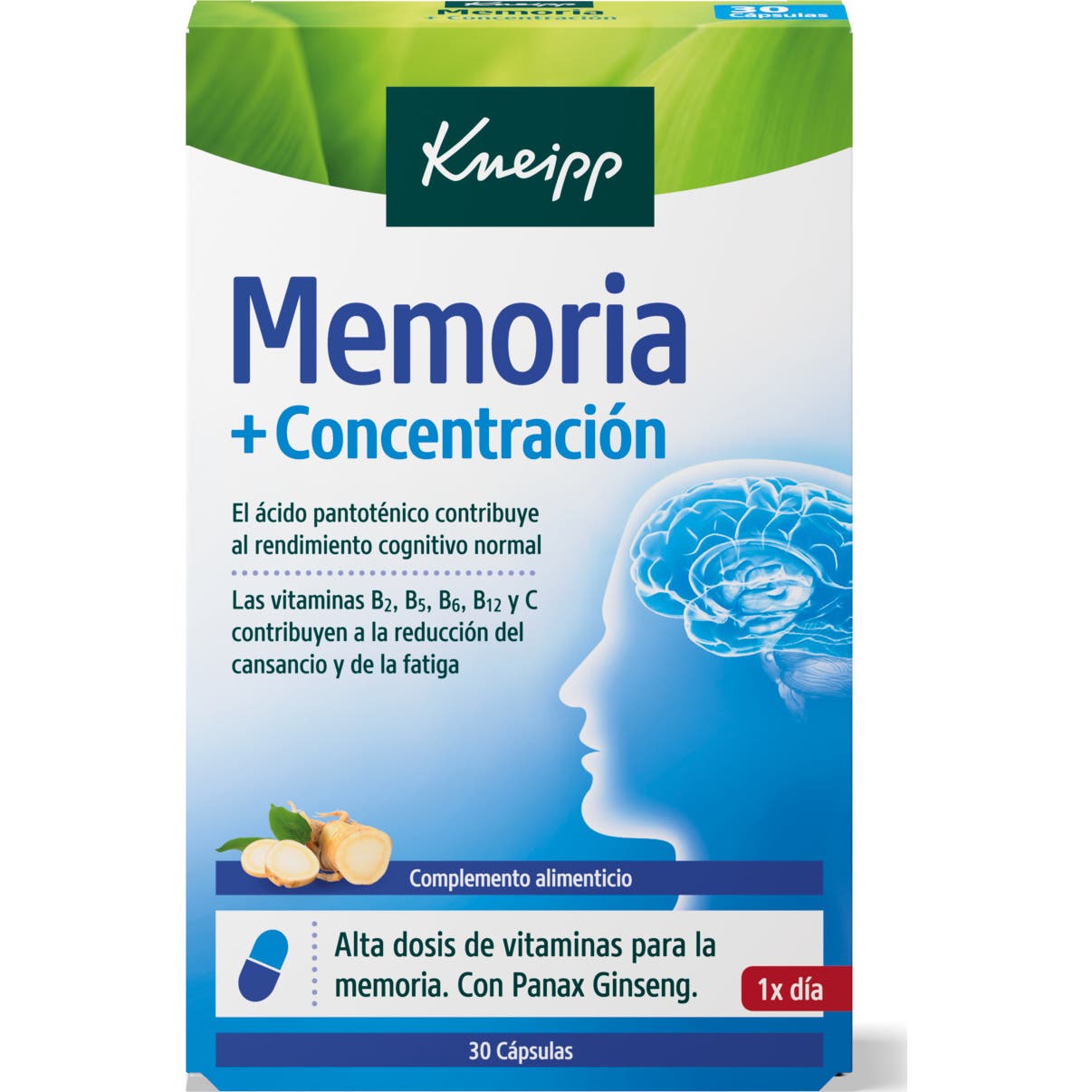 Kneipp Mémoire et Concentration 30comp
