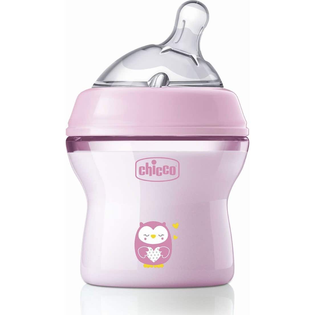 Chicco BIB NAT-FEEL 0M+ GIRL 150ML