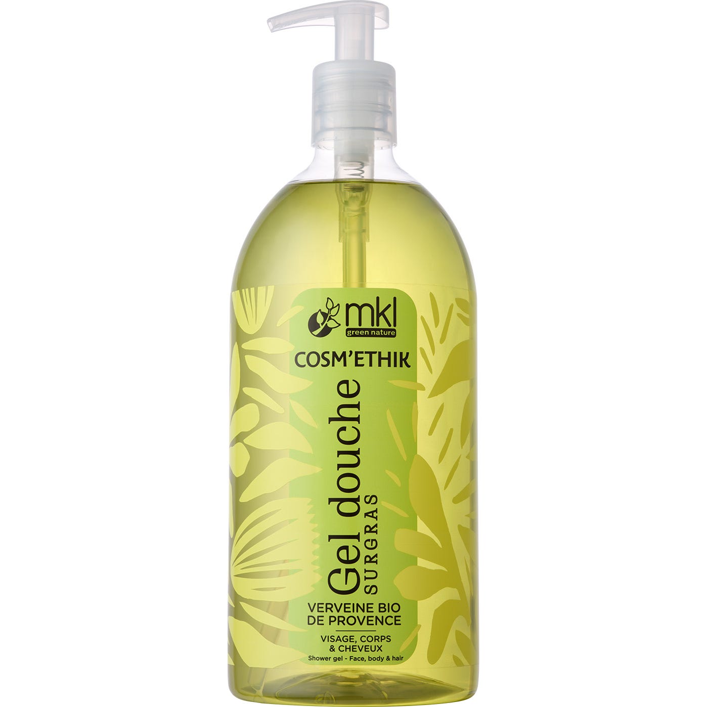 Mkl Gel Douche Surgras Verveine Bio De Provence 1L