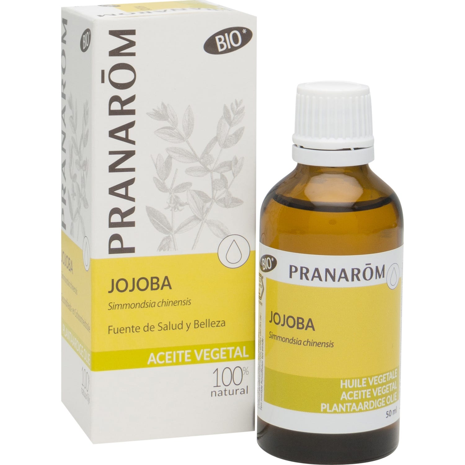 Pranarôm Huile Végétale Jojoba Bio 50ml