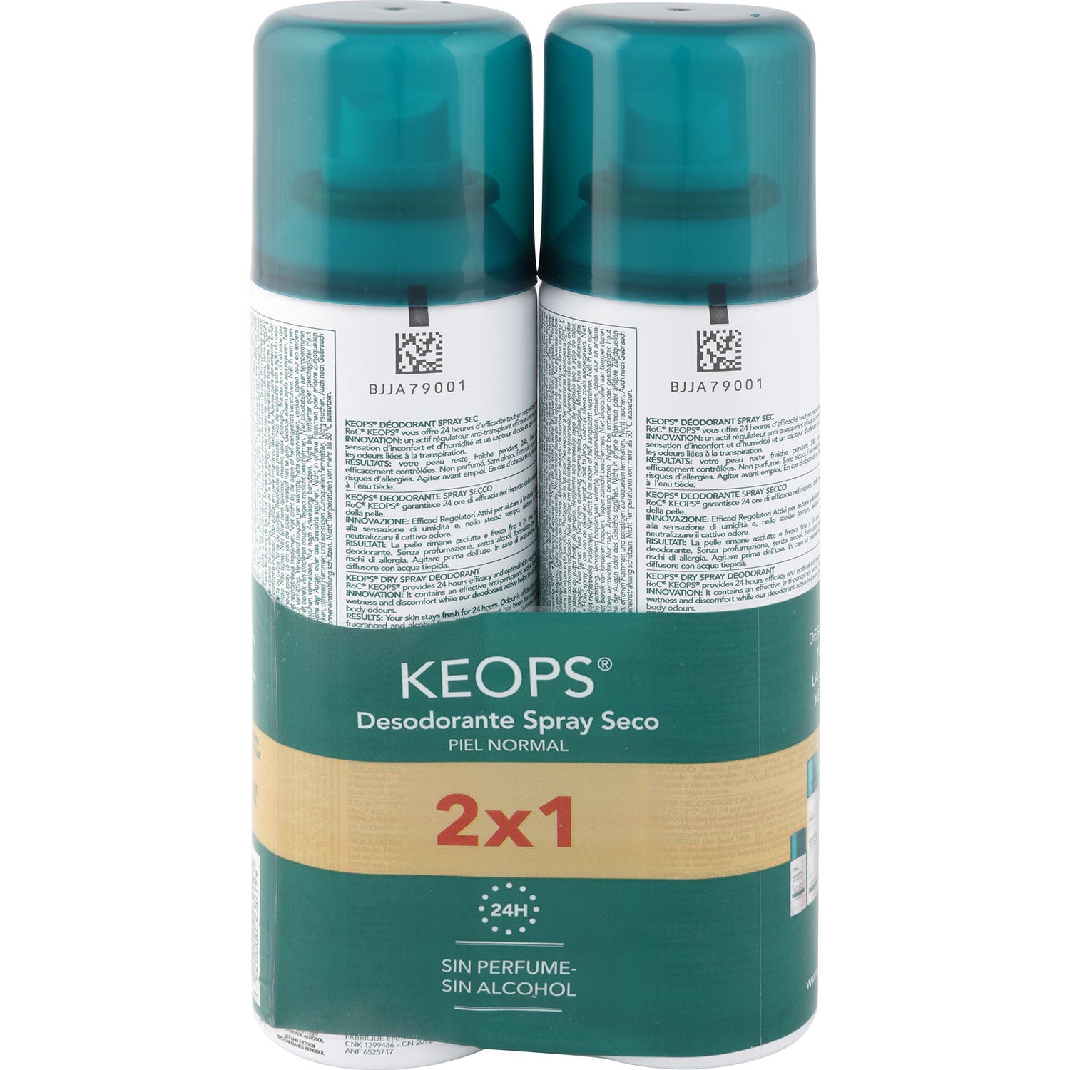 Roc Keops Déodorant Sec Spray 150ml Lot De 2