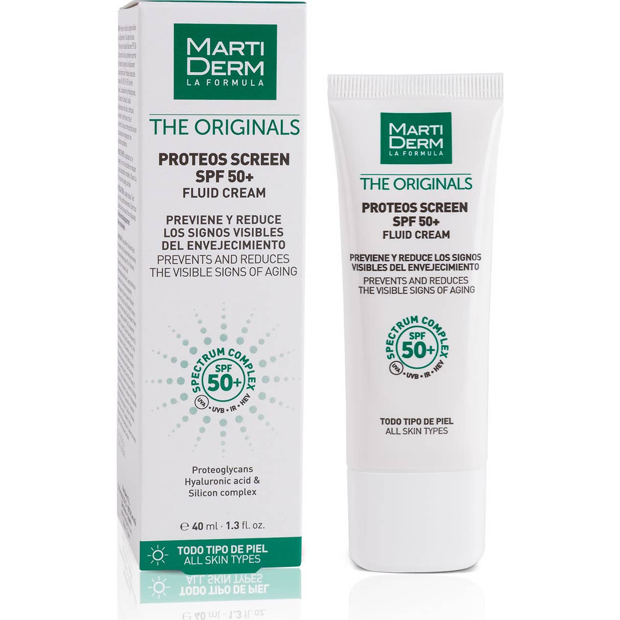 Martiderm Proteos Screen SPF50+ Crème Fluide Colorante 40ml